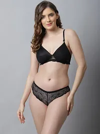 Classy Cotton Solid Lingerie Set For Women Pack of 2-thumb3