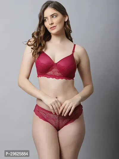 Classy Cotton Solid Lingerie Set For Women Pack of 2-thumb4
