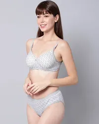 Classy Cotton Solid Lingerie Set For Women-thumb2