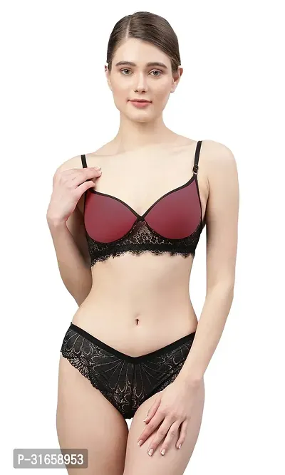 Stylish Bra and Panty for Women Pack of 1-thumb0