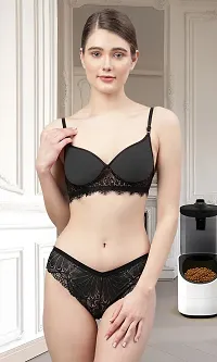 Stylish Bra and Panty for Women Pack of 3-thumb3