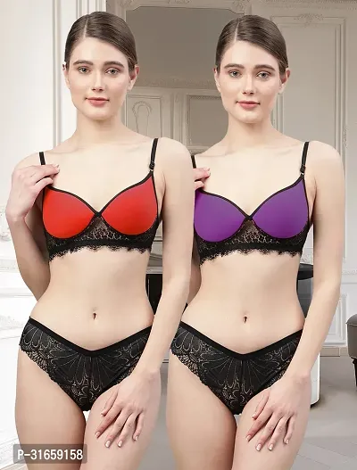 Stylish Bra and Panty for Women Pack of 2-thumb0