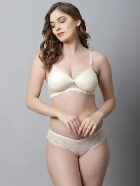 Classy Cotton Solid Lingerie Set For Women Pack of 2-thumb3