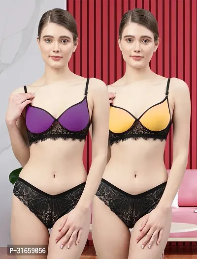 Stylish Bra and Panty for Women Pack of 2-thumb0