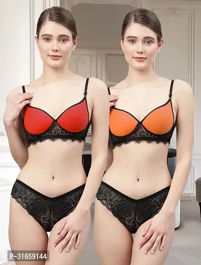 Stylish Bra and Panty for Women Pack of 2-thumb0