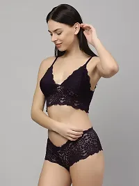 Stylish Net Lingerie Set For Women-thumb2