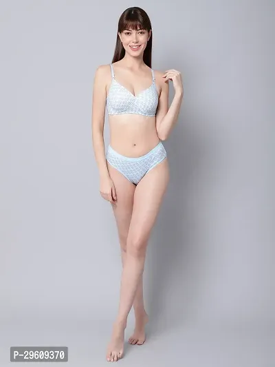 Classy Cotton Solid Lingerie Set For Women-thumb5