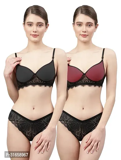 Stylish Bra and Panty for Women Pack of 2-thumb0