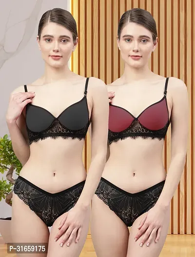 Stylish Bra and Panty for Women Pack of 2-thumb0