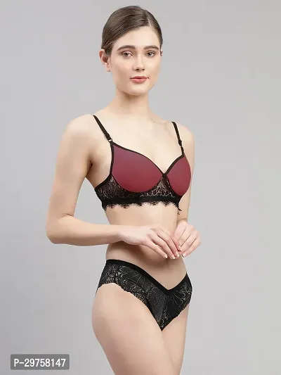 Stylish Net Lingerie Set For Women-thumb2