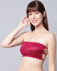 Stylish Multicoloured Net Solid Bras For Women-thumb2