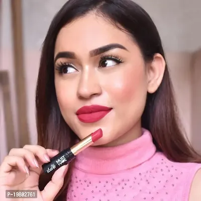 Iba Must Have Transfer Proof Ultra Matte Lipstick Shade 01 Nikkah Red 3.2g | Enriched with Vitamin E and Cocoa Butter | Highly Pigmented and Long Lasting Matte Finish | Waterproof | 100% Vegan-thumb3