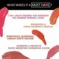 Iba Must Have Everyday Lip  Cheek Tint, Forever Nude, 8g | Enriched with Vitamin E and Rosehip Oil | Lips, Eyelids  Cheeks | Matte Finish | 100% Natural, Vegan  Cruelty-Free-thumb1