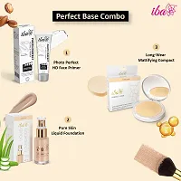 Iba Primer + Foundation + Compact Combo, Golden Beige, 30 millilitre l Long Lasting, Full Coverage Base Makeup l Vegan  Cruelty Free-thumb4