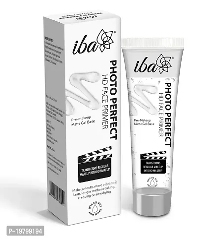 Iba Photo Perfect Hd Face Primer Transparent 35 Gm l Matte Gel Base l Fills Pores  Fine Lines l Makes Makeup Last Longer