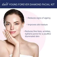 Iba Young Forever Diamond Facial Kit l 6 Steps Single Use Kit l For Youthful Illuminated Skin l Salon Like Results (Pack of 2)-thumb1