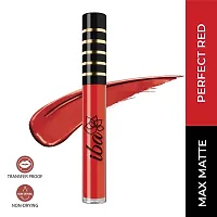 Iba Maxx Matte Liquid Lipstick Shade - Perfect Red, 2.6Ml | Transfer Proof | Velvet Matte Finish Creamy Lipstick | Highly Pigmented And Long Lasting | Non-Drying| 100% Vegan  Cruelty Free-thumb1