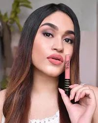 Iba Maxx Matte Liquid Lipstick Shade - Fresh Peach, 2.6Ml | Transfer Proof | Velvet Matte Finish Creamy Lipstick | Highly Pigmented And Long Lasting | Full Coverage | 100% Vegan  Cruelty Free-thumb4