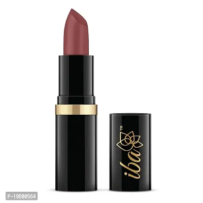 Iba Pure Lips Moisturizing Lipstick Shade A42 Iced Mocha, 4g | Intense Colour | Highly Pigmented and Creamy Long Lasting | Glossy Finish | Enriched with Vitamin E | 100% Natural, Vegan  Cruelty Free