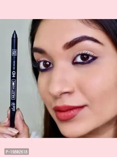 Iba Must Have HD Gel Kajal with Free Sharpner - Deep Black | 36 Hr Stay Eye Makeup| Waterproof  Smudge proof | 100% Vegan  Cruelty Free-thumb5