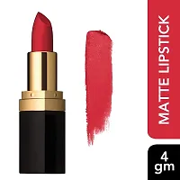 Iba Long Stay Matte Lipstick Shade M07 Red Velvet 4g | Intense Colour | Highly Pigmented and Long Lasting Matte Finish | Enriched with Vitamin E | Natural Vegan  Cruelty Free-thumb1