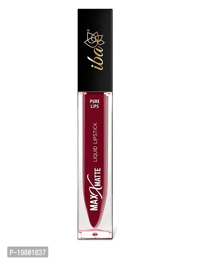 Iba Maxx Matte Liquid Lipstick, Mystique Maroon, 6 Ml l 100% Vegan  Cruelty-Free l Long Lasting l Highly Pigmented-thumb4