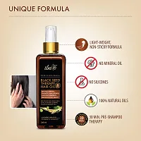 Iba Professional Black Seed Therapy Hair Oil - lightweight non-sticky mineral oil free dark brown-thumb2