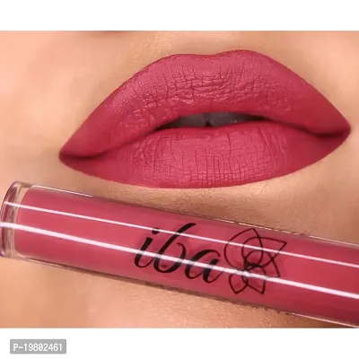 Iba Maxx Matte Liquid Lipstick Perky Pink, 2.6 Ml | Transfer Proof | Highly Pigmented | Non Drying | Vegan  Cruelty Free-thumb5