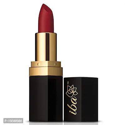 Iba Long Stay Matte Lipstick Shade M11 Ruby Blossom, 4g | Intense Colour | Highly Pigmented and Long Lasting Matte Finish | Enriched with Vitamin E | 100% Natural, Vegan  Cruelty Free-thumb0