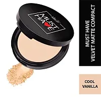 Iba Must Have Velvet Matte Pressed Compact Powder - Cool Vanilla, 9g High Coverage, Ultra Blendable, Face Makeup, Weightless Formula, SPF 15, Oil Free Fresh Matte Finish Look 100% Natural-thumb3