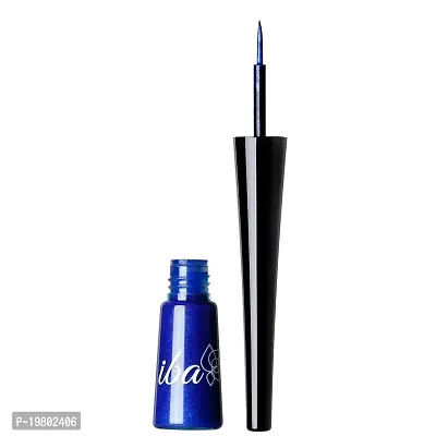 Iba Eye Talk Liquid Eyeliner - 01 Metallic Blue | 18 Hr Waterproof, No Fade  Smudge proof Eye Makeup | Quick Drying | Matte Finish | 100% Vegan  Cruelty Free-thumb5