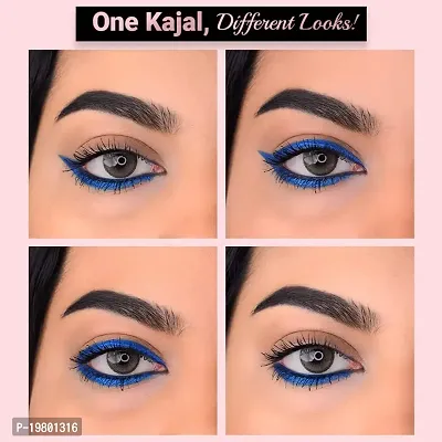 Iba Eye Talk Colour Kajal - 01 Intense Blue | 16 Hr Smudge Proof  Waterproof Eye Makeup | Bold Colour  Velvet finish | 100% Vegan  Cruelty Free-thumb5