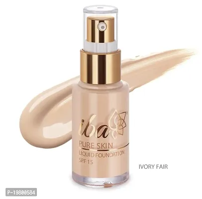 Iba Primer + Foundation + Compact Combo, Ivory Fair, 30 millilitre l Long Lasting, Full Coverage Base Makeup l Vegan  Cruelty Free-thumb2