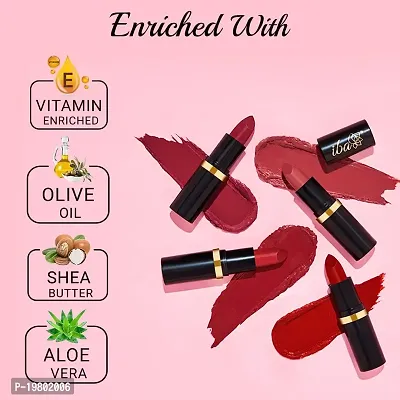Iba Moisture Rich Lipstick Shade A68 Mystery Red Glossy, 4 Gm (Pack of 1) l 100% Vegan  Natural l Highly Pigmented-thumb5