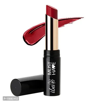 Iba Must Have Transfer Proof Ultra Matte Lipstick Shade 02 Dinner Date, 3.2g | Enriched with Vitamin E and Cocoa Butter | Highly Pigmented and Long Lasting Matte Finish | Waterproof | 100% Vegan