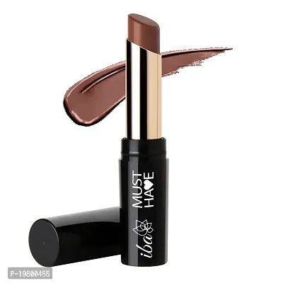 Iba Must Have Transfer Proof Ultra Matte Lipstick Shade 03 Cafe Latte, 3.2g | Enriched with Vitamin E and Cocoa Butter | Highly Pigmented and Long Lasting Matte Finish | Waterproof | 100% Vegan
