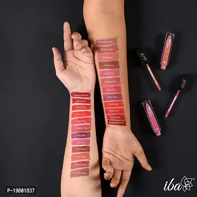 Iba Maxx Matte Liquid Lipstick, Mystique Maroon, 6 Ml l 100% Vegan  Cruelty-Free l Long Lasting l Highly Pigmented-thumb2