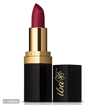 Iba Long Stay Matte Lipstick Shade M04 Wild Magenta, 4g | Intense Colour | Highly Pigmented and Long Lasting Matte Finish | Enriched with Vitamin E | 100% Natural, Vegan  Cruelty Free