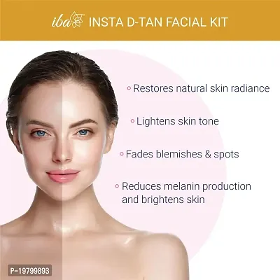 Iba Insta D-Tan Facial Kit (6 Steps Single Use) l For Tan Removal and Glow l 6 Steps Single Use Kit l Salone Like Results-thumb2