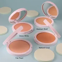 Iba Pure Skin Perfect Look Long Wear Mattifying Compact - Snow White, 9g | Even Coverage | Oil Free | Matte Finish | SPF 15 | Face Makeup | 100% Natural, Vegan  Cruelty-Free-thumb1
