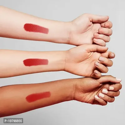 Iba Pure Lips Long Stay Matte Lipstick, M06 Bold Red, 4g l 100% Vegan  Natural l Highly Pigmentated l Long Lasting-thumb5