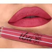 Iba Maxx Matte Liquid Lipstick Shade - Perky Pink, 2.6ml | Transfer proof | Velvet Matte Finish | Highly Pigmented and Long Lasting | Full Coverage | Non-Drying| 100% Vegan  Cruelty Free-thumb1