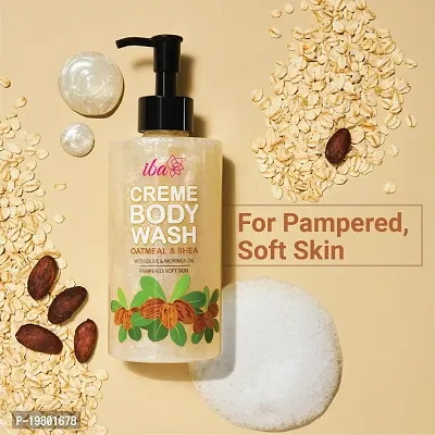 Iba Oatmeal  Shea Cr?me Body Wash l No Parabens No Sulfates l For Softer, Smoother, Nourished Skin-thumb5