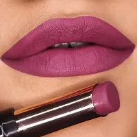 Iba Must Have Transfer Proof Ultra Matte Lipstick Shade 06 First Crush, 3.2g | Enriched with Vitamin E and Cocoa Butter | Highly Pigmented and Long Lasting Matte Finish | Waterproof | 100% Vegan-thumb1