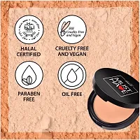 Iba Must Have Velvet Matte Pressed Compact Powder - Golden Sand 9g | High Coverage l Ultra Blendable l Face Makeup | Weightless Formula | SPF 15 | Oil Free Fresh Matte Finish look | 100% Natural Vegan  Cruelty-Free-thumb2
