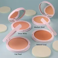 Iba Pure Skin Perfect Look Long Wear Mattifying Compact - Fair Pearl 6g | Even Coverage | Oil Free | Matte Finish | SPF 15 | Face Makeup | 100% Natural Vegan  Cruelty-Free-thumb3