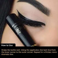 Iba Long Stay Liquid Eyeliner, Jet black, 6.5ml l Waterproof, Smudge Proof l Vegan  Cruelty Free-thumb2