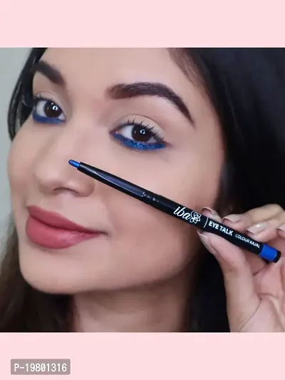 Iba Eye Talk Colour Kajal - 01 Intense Blue | 16 Hr Smudge Proof  Waterproof Eye Makeup | Bold Colour  Velvet finish | 100% Vegan  Cruelty Free-thumb2