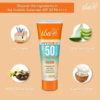 Iba Invisible Spf 50 Sunscreen Pa++++ For All Skin Types Gel Based Oil Free Matte Finish Paraben Free-thumb1