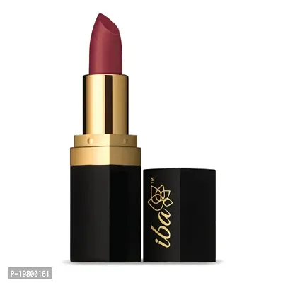 Iba Long Stay Matte Lipstick Shade M21 Urban Red, 4g | Intense Colour | Highly Pigmented and Long Lasting Matte Finish | Enriched with Vitamin E | 100% Natural, Vegan  Cruelty Free-thumb0